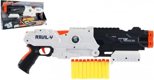 Pěnová blaster brokovnice 45 cm s 10 šipkami