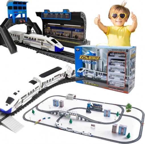 elektrická vláčkodráha s mostem 366 cm
