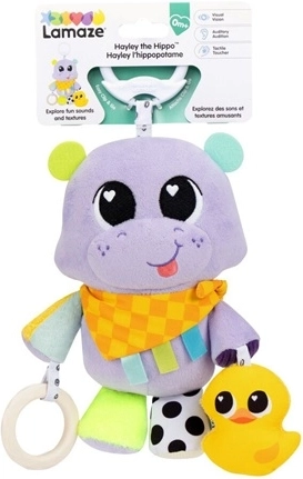 Závěsná hračka Lamaze Hippo Hayley s klipem