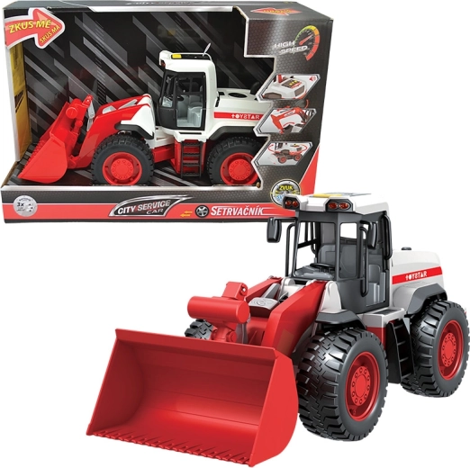 Buldozer City Service Car 1:12 se zvuky a světly