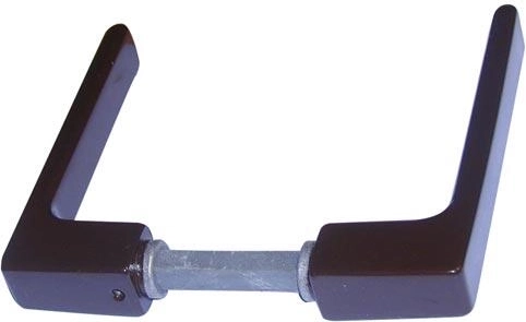 Vratová klika hnědá komaxit