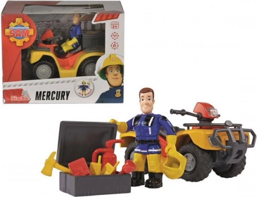 Mercury čtyřkolka s figurkou – Požárník Sam