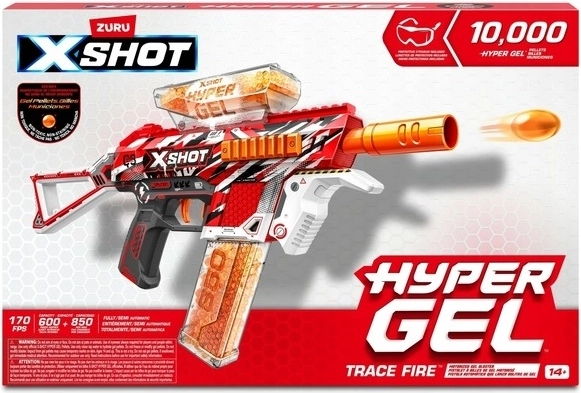 ZURU X-Shot Hyper Gel Trace Fire gelová kuličková blaster
