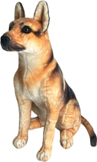 Plyšový německý ovčák sedící 65 cm DUBI