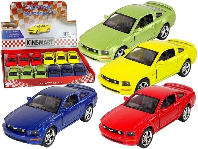 Kovové auto Ford Mustang GT 2006 1:38 s natahovacím pohonem