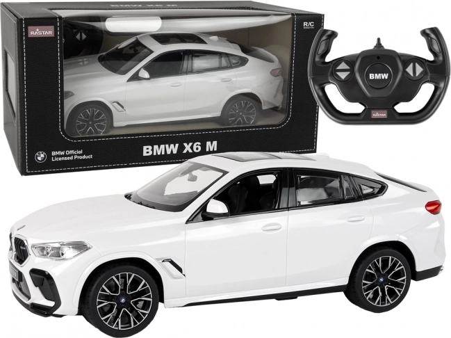RC auto BMW X6 M 1:14 Rastar bílé