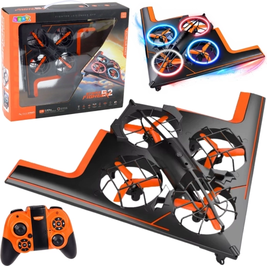 Dron RC quadcopter s LED osvětlením a ovládáním přes aplikaci