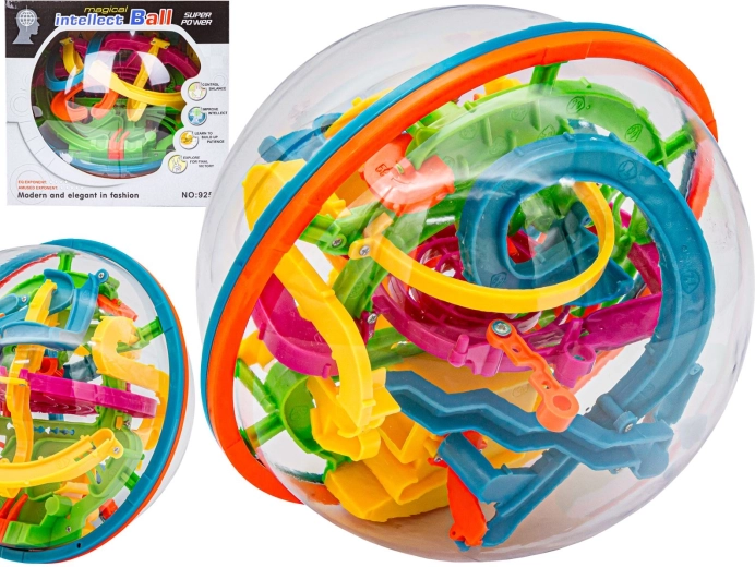 3D labyrintová koule – inteligentní hlavolam - 1 kus