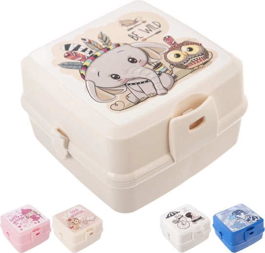 Orion Hobby svačinový box s dělením 15 × 15 × 9 cm (mix barev)