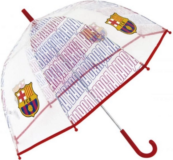 Dětský průhledný deštník FC Barcelona