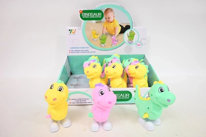Natahovací dinosaurus – barevná hračka (1 ks)