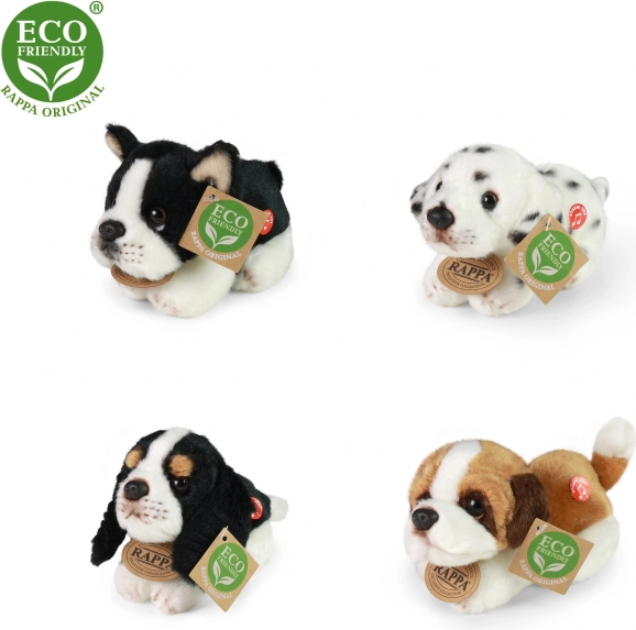 Plyšový pes ležící 15 cm eco-friendly