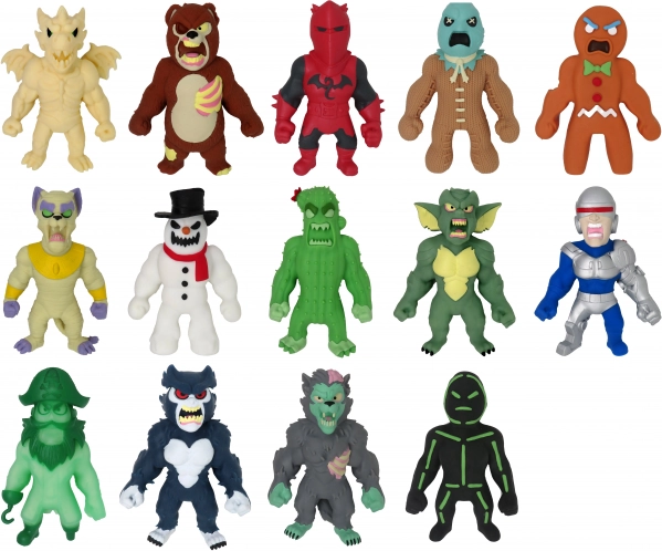 Flexi Monster série 6 – natahovací strašidelné figurky