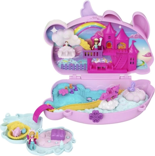 Polly Pocket kompaktní sada 2v1 Pohádkové království králíčků