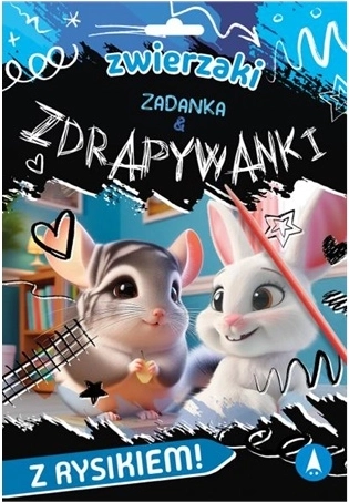 Zwierzaki – zadání a vyškrabávací obrázky pro předškoláky