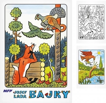 Dětské omalovánky Lada - Bajky