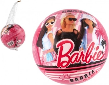 Míč barbie 14 cm nafouknutý v síťce