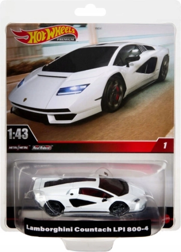 Hot Wheels Lamborghini Countach 1:43 prémiové kovové autíčko