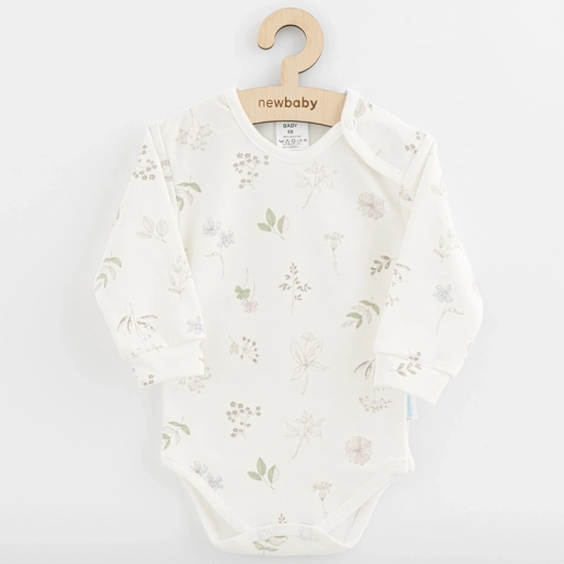 Kojenecké bavlněné body s dlouhým rukávem New Baby Zoe 68 (4–6 měsíců)