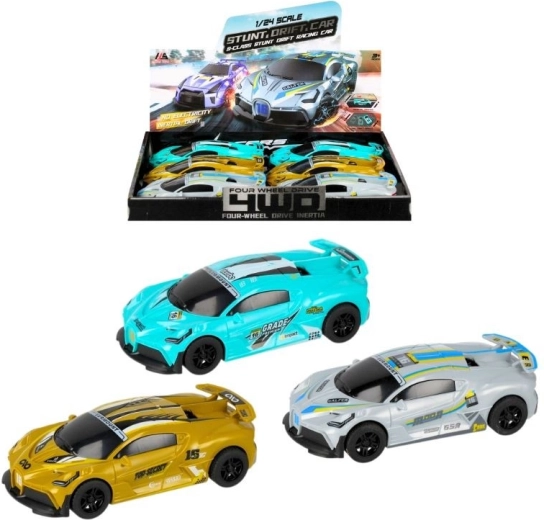 Drift závodní autíčko na setrvačník – 3 barvy