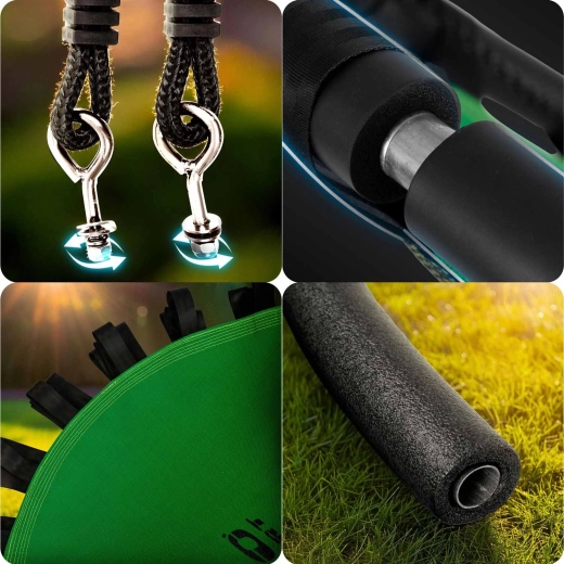 Robustní ocelový rám s pěnovým polstrováním