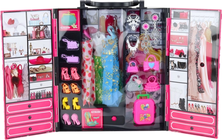 Rozkládací garderoba s přehledným úložištěm