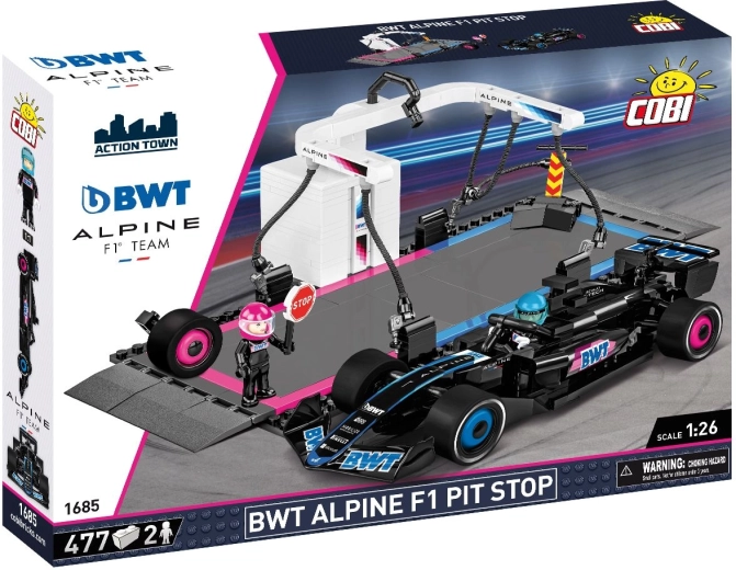Cobi BWT Alpine F1 pit stop stavebnice 1:26