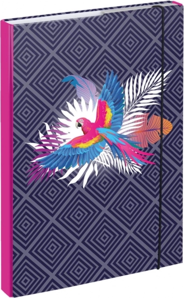 Desky na školní sešity A4 Papoušek