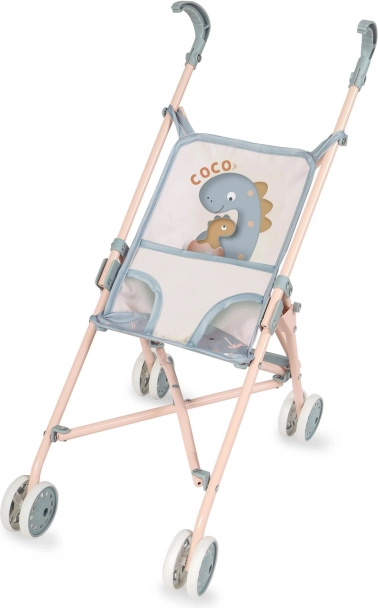 Skládací kočárek pro panenky coco 56 cm