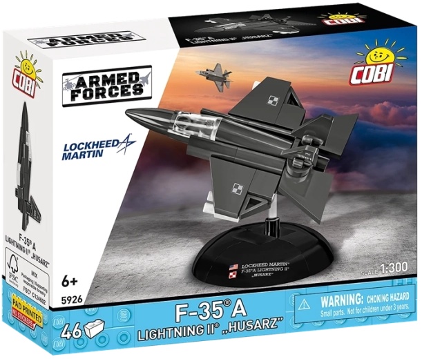 Licencovaný F-35A „Husarz“ od COBI