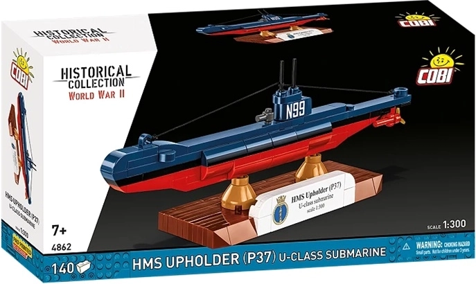 Cobi historical collection WWII ponorka Royal Navy HMS Upholder (P37) 1:300