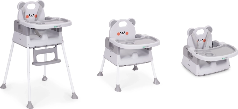 3 v 1: vysoká, nízká i nástavec na židli