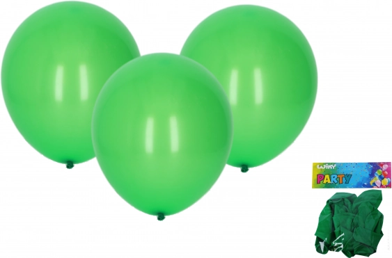 Sada zelených nafukovacích balónků 10 ks