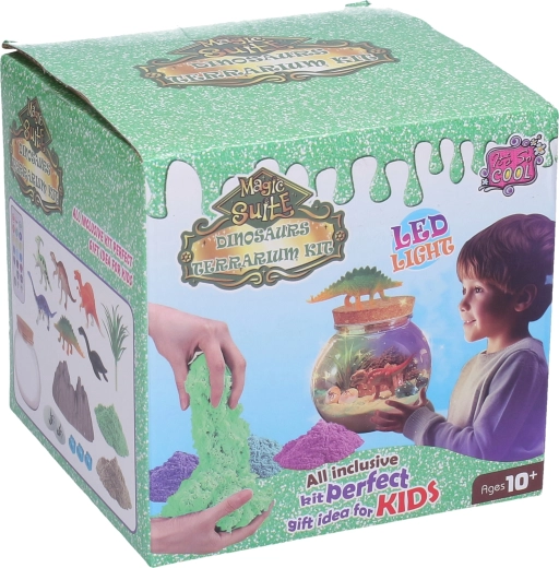 Kreativní sada na výrobu dekorační koule s dinosaurem 13 cm