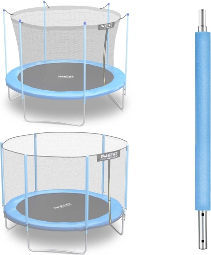 Neo-Sport spodní sloupek k trampolíně 183 cm (6 ft) pro vnější i vnitřní síť, modrý - 1 kus