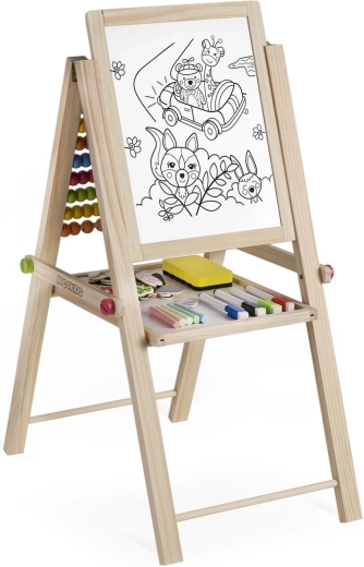 Dvojitá kreslicí plocha: křída i magnetický fix