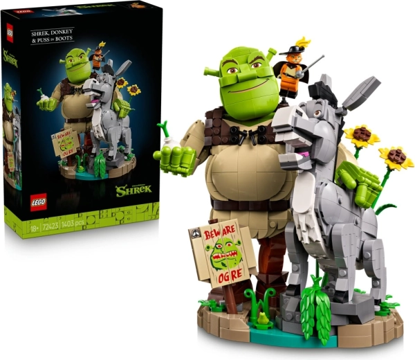 LEGO Shrek – Shrek, oslík a kocour v botách
