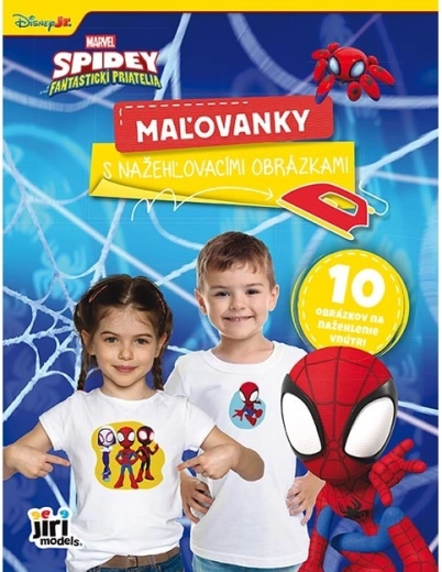 Omalovánky s nažehlovacími obrázky SPIDEY