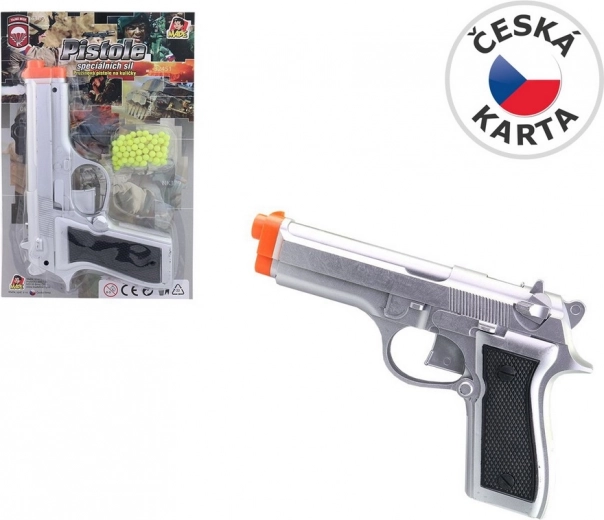 Plastová pistole na kuličky 21 cm