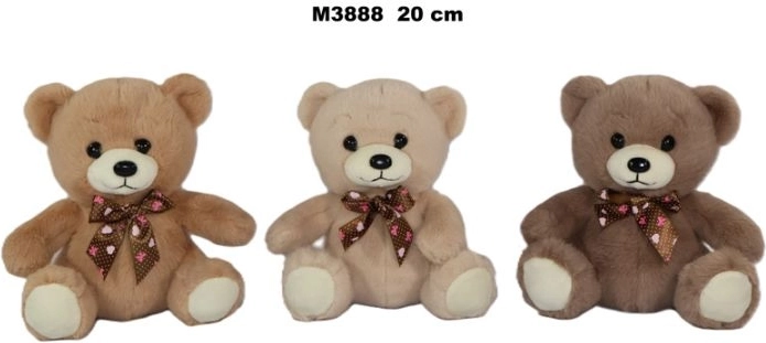 Plyšový medvídek 20 cm - 1 kus