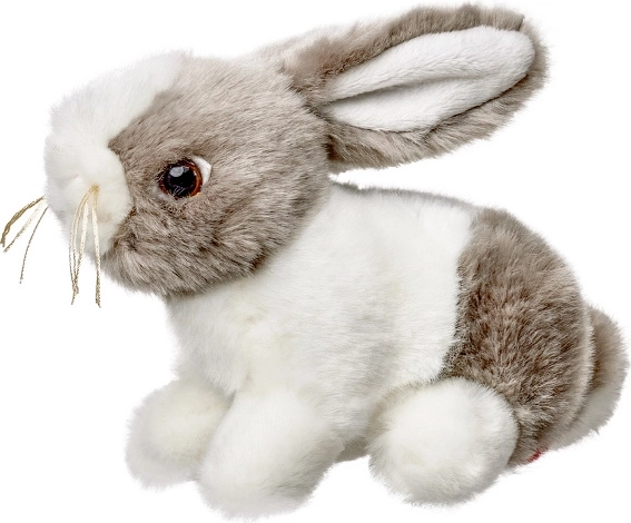 Plyšový králíček šedobílý 16 cm Beppe ZOO