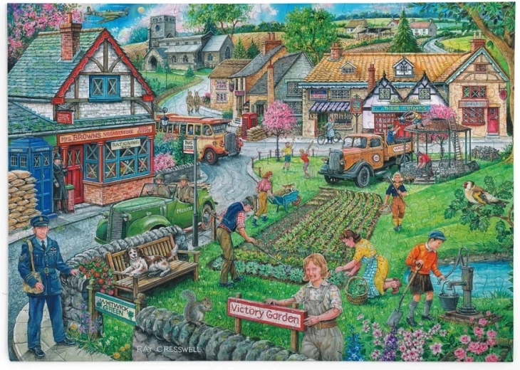 HOP Puzzle Zahradničením k vítězství, 250 velkých dílků