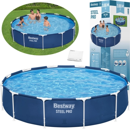 Bestway Steel Pro zahradní kruhový bazén 366 × 76 cm
