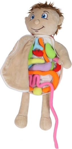 Vyjímatelné měkké orgány na suchý zip