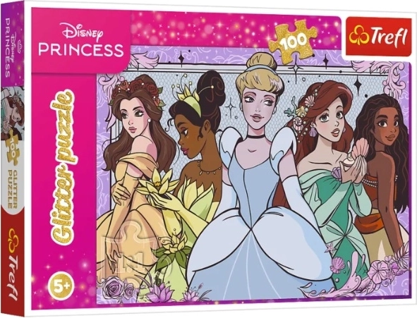 Dětské puzzle 100 dílků s třpytivým efektem glitter – Brokatowe marzenia - 1 kus