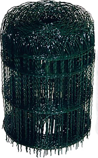 Okrasné pletivo zelené 65 cm, oka 150 × 82 mm, drát 3,1/2,0 mm (25 m)