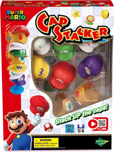 Super Mario Cap Stacker – rodinná balanční hra