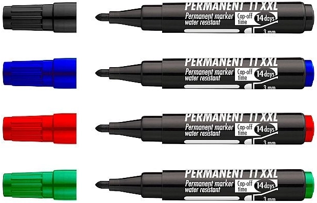 Permanentní popisovače CONCORDE 11 XXL – sada 4 ks