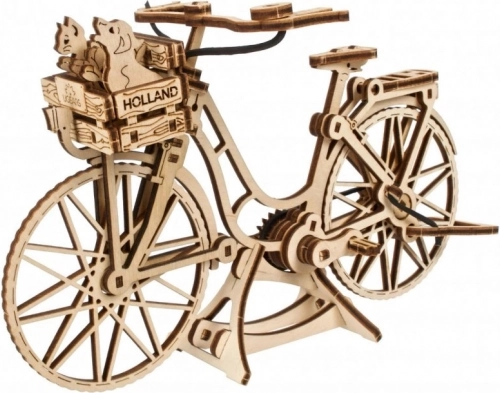 Ugears dřevěné 3D mechanické puzzle kolo holland (75 dílků)