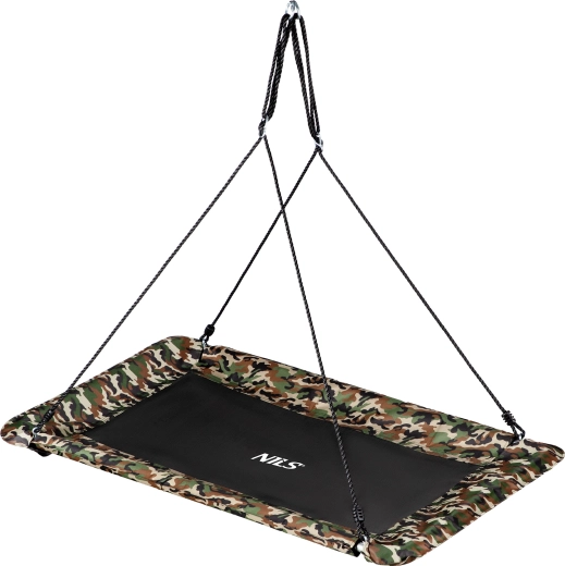Obdélníková houpačka čapí hnízdo NILS Camp NB5043 maskáčová
